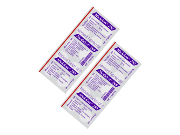 Photograph of Modalert-200 200 mg modafinil blister packs