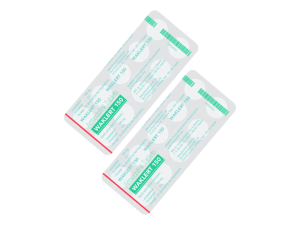 Photograph of Waklert-150 150 mg armodafinil blister packs